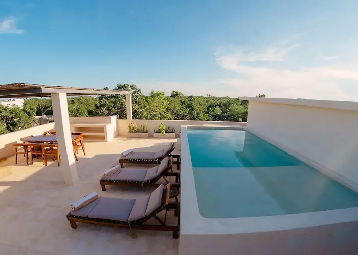 Exclusive 3br Sky Penthouse With Private Rooftop Pool Tulum